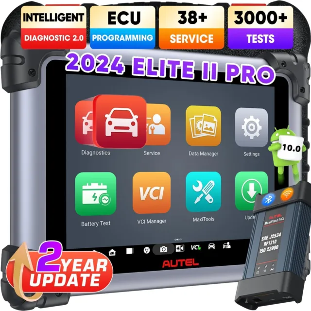 Autel Maxisys Elite II Pro Valise Diagnostic Auto Programmation Codage ECU J2534