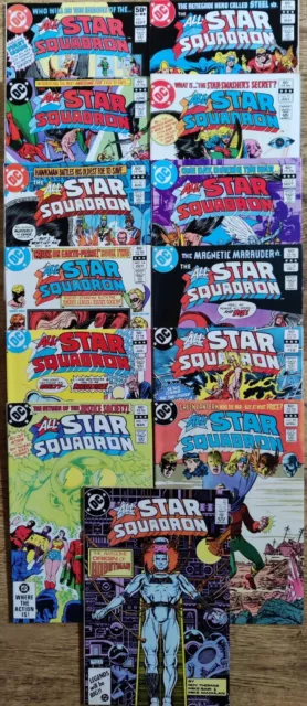 All-Star Squadron x13 #1, 9-14, 16-20 And 63 DC Comics Sept 1981