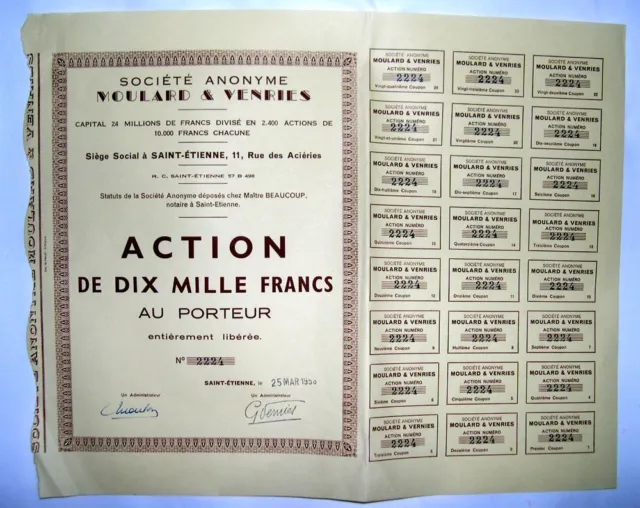Action Ancienne:  Ste Moulard et Venries ( 293 )