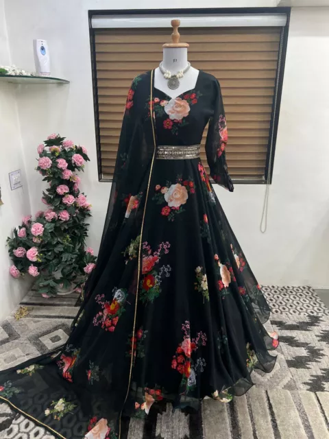 Wedding Gown Party Wear Dress Bollywood Salwar Kameez Pakistani Indian Suit New
