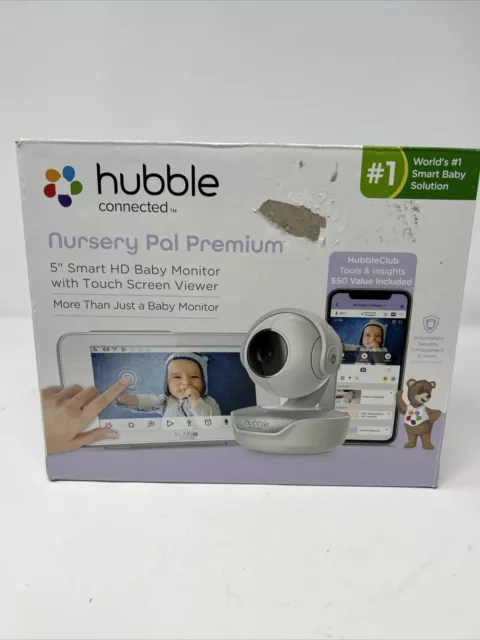 Hubble Nursery Pal Deluxe 5" Smart HD Baby Monitor and Camera - Open Box