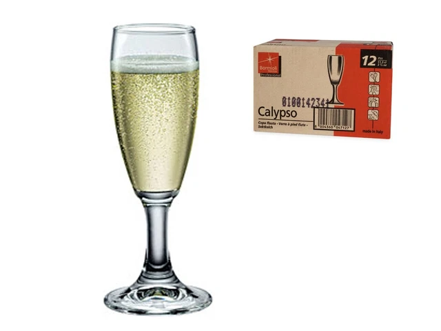Scatola 12 Calici Calypso Fluttin cl 10 Trasparente Bormioli Rocco