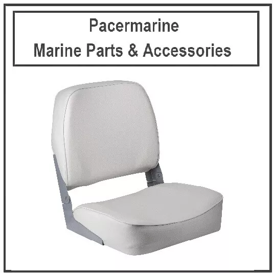 Talamax Comfort Marine Folding Helm Seat 28oz Marine Vinyl White