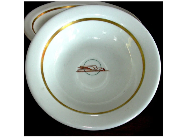 Vintage Sterling China UNION PACIFIC Railroad Streamliner  Domeliner Bowl