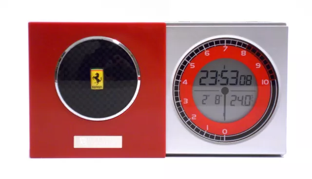 Ferrari Imola Orologio Sveglia Da Viaggio - Oregon Scientific Fst301-R