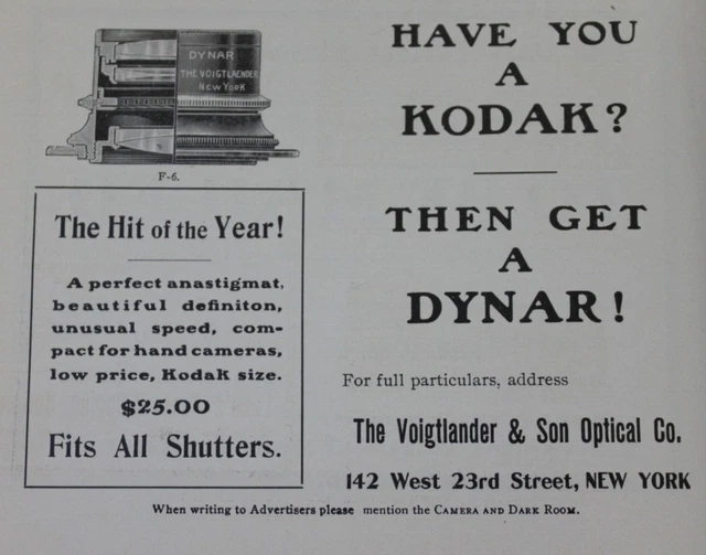 NOVEMBER 1905 CAMERA & Darkroom Magazine, Dynar Kodak Graflex Agfa