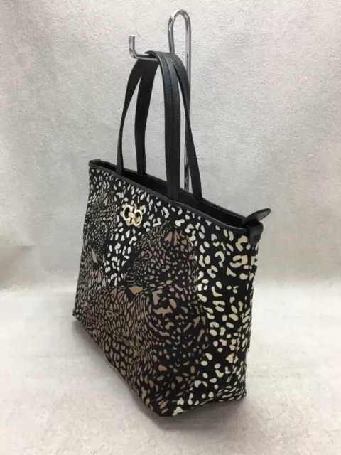 Salvatore Ferragamo Handbag GU-21E188 Gancini Decorative Tote Bag Leopard Used 2