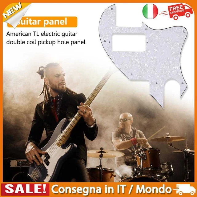 IT Electric Guitar Pickguard TL Style for US Standard Tele Telecaster (White)