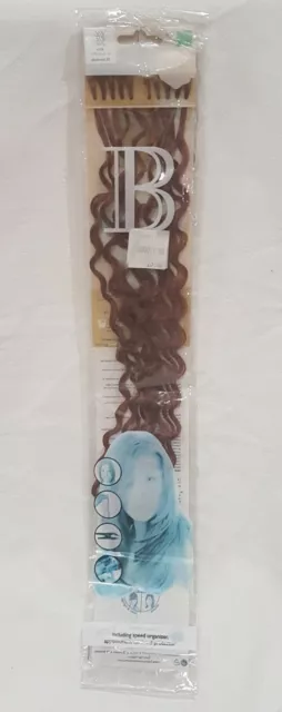 DESTOCKAGE ! 10 Extensions fill-in BALMAIN 45cm Human Hair Chatain / roux  33