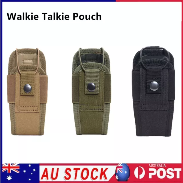 Tactical Radio Walkie Talkie Pouch Waist Bag Holder Case Holster Pouch Tools Bag