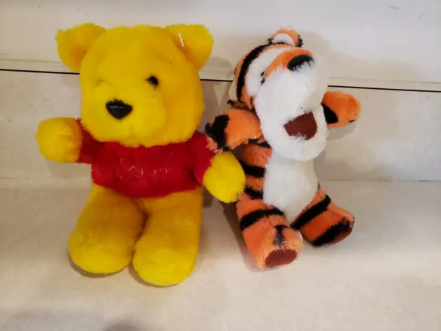 Vintage Disney Sears Tigger And Winnie The Pooh Plush