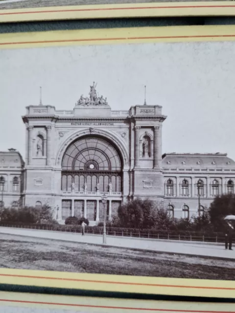 3x Cdv Foto Ak Budapest um 1888 Ungarn 3
