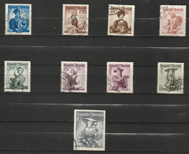 Die ganze Sammlung alter Briefmarken meines Vaters aus Osterreich  1948 [lo06b] 2