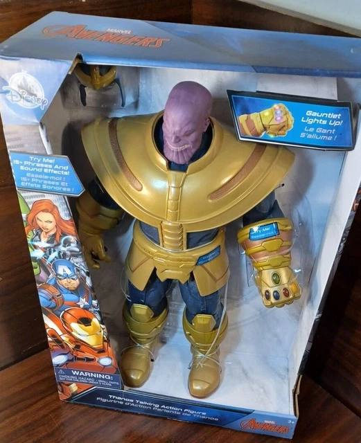 Disney Store Marvel Avengers THANOS Talking Action Figure Sound 14"-NEW-Free S&H