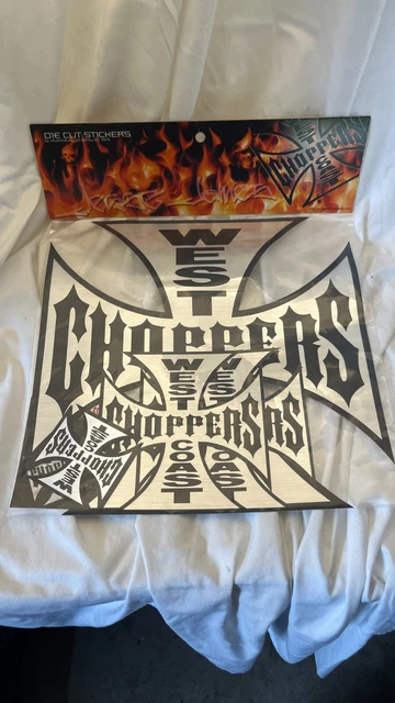 West Coast Choppers Motorcycle Stickers Jesse James Die Cut Decals NEW