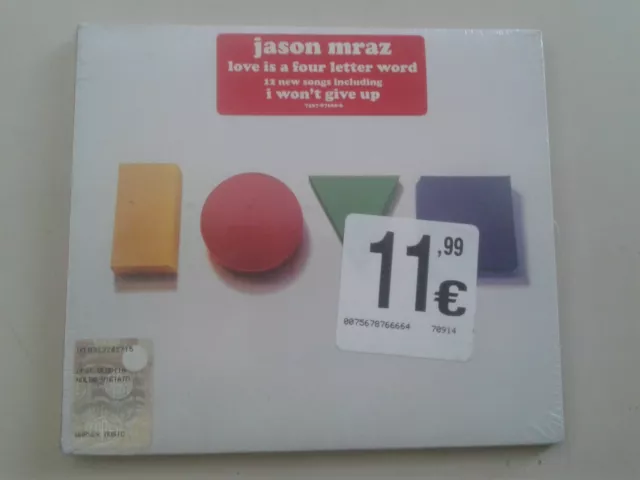 Jason Mraz - Love Is A Four Letter Word - Cd Enhanced Digipack Atlantic Nuovo Si