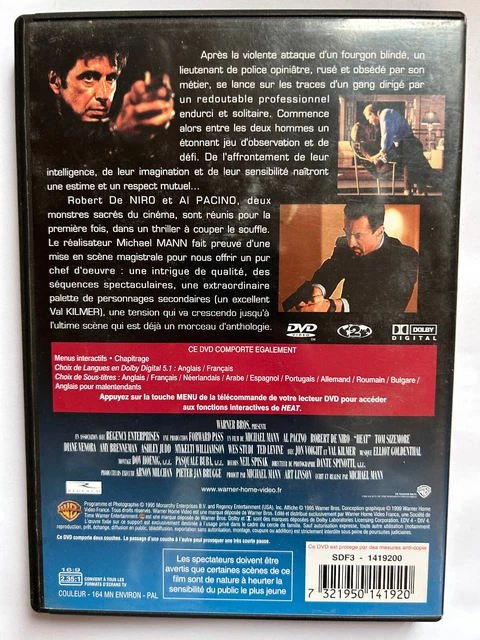 HEAT (VAL KILMER, Al Pacino)/ DVD EUR 2,50 - PicClick FR