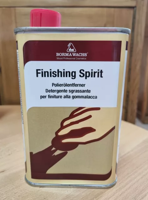 500ml BENZOE-ABZIEHPOLITUR FINISHING SPIRIT VON BORMA SCHELLACKPOLITUR