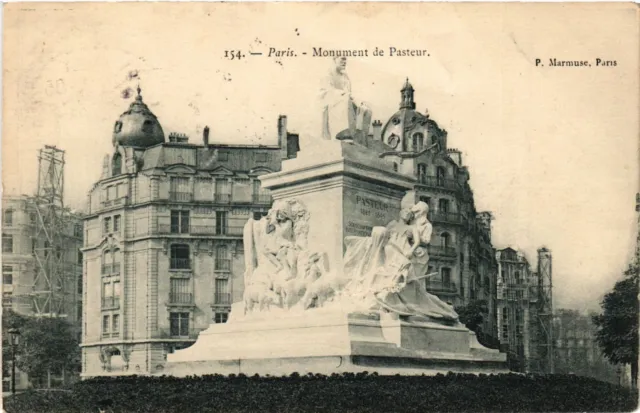 CPA PARIS 7e-Monument de Pasteur (327375)