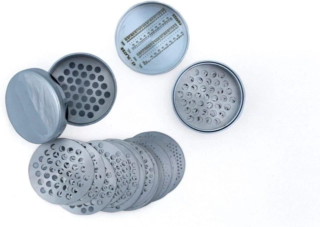 Xclusive Diamond Sieve 66 Mm Set Of 42 Plates Jewelry Tool Measure Gemstones