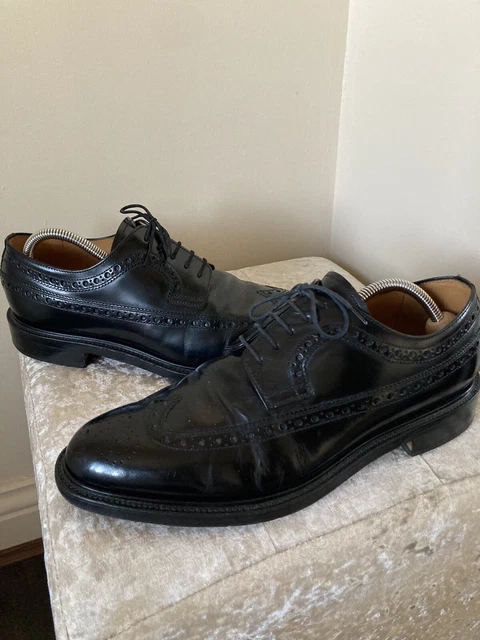 10 suole saldate Groocock Of Rothwell in pelle Goodyear ottime condizioni