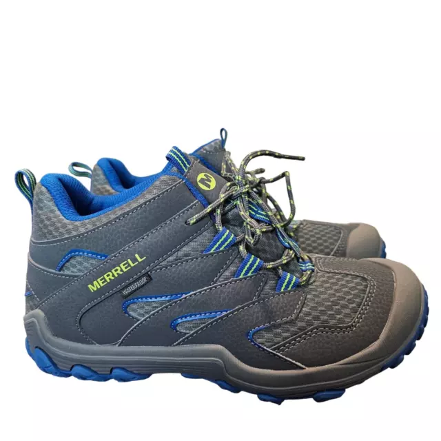 MERRELL CHAMELEON 7 Access Mid Hiking Boots Boys Size 5.5 Hiking Grey ...