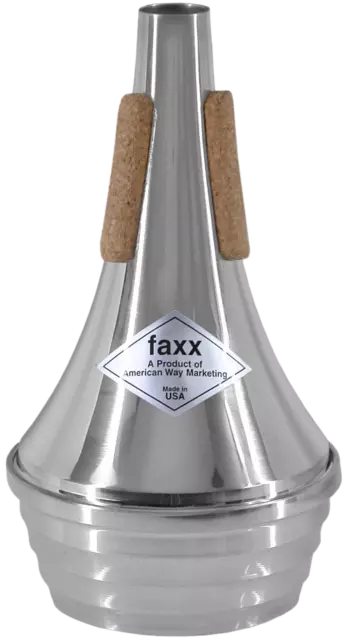 Faxx (USA) Trumpet Straight Mute - all Aluminium - Made in the USA - UK Seller