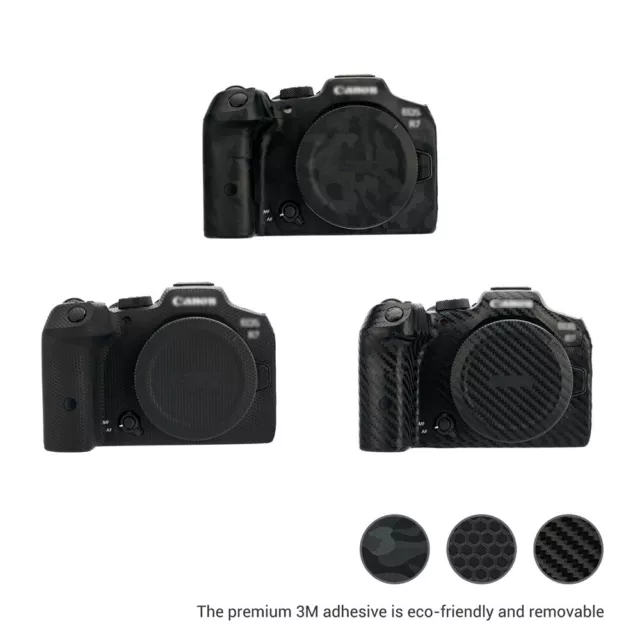 JJC Anti-Scratch 3M Camera Body Skin Protector Film Cover for Canon EOS R7