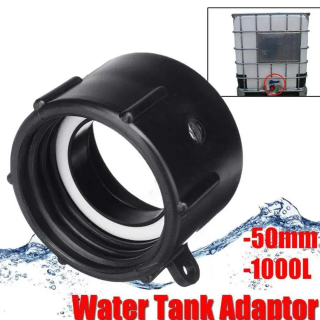 Ventilanschluss Wassertank Adapter PP Kunststoff Schwarz Zuverlässig 1000L
