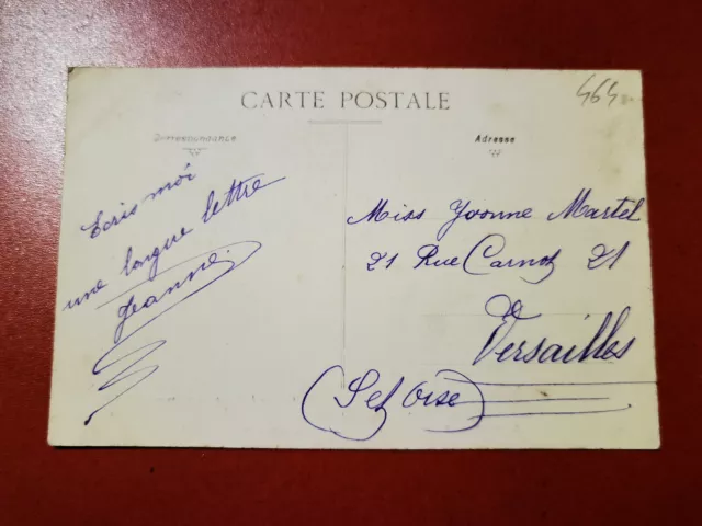 CPA 91 FLOOD JANUARY 1910 VIRY CHATILLON - La Mairie et La Salle des Fêtes 2