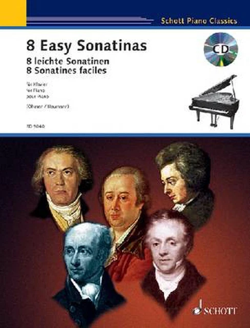 8 Easy Sonatinas: From Clementi to Beethoven by Hans-gunter Heumann (English) Ha