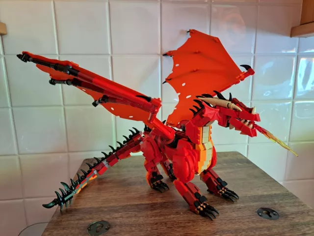 Lego Dungeons & Dragons Cinederhowl The Red Dragon Figure - Brand New