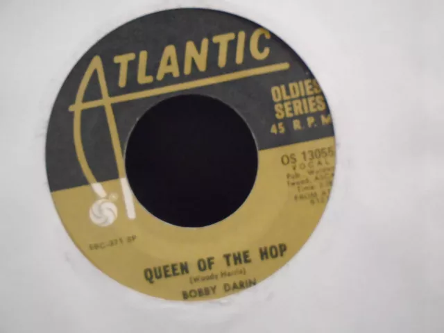 Bobby Darin " Queen Of The Hop /Splish Splash " Usa Atlantic Oldie  Ex+ Cond.