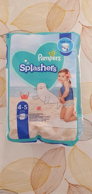 Pampers - Couches-culottes de bain jetables, taille 5-6 (12-17 kg