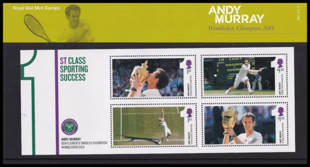 2013 GB Andy Murray Wimbledon Champion MS3511 Presentation Pack M21