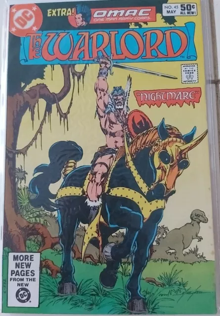 The Warlord Comic Book #45 DC Comics 1981 VERY FINE-