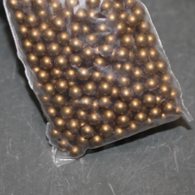 (250) Thomson Brass Precision Balls 4RJR8, 3/16", CDA 270, Grade 200, Bearing
