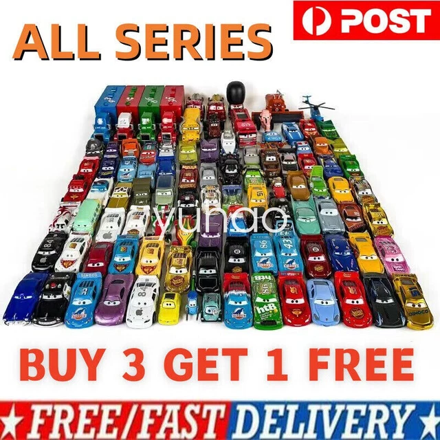 DISNEY PIXAR CARS Mcqueen Chick Hicks The King Mater Collect Toys 155