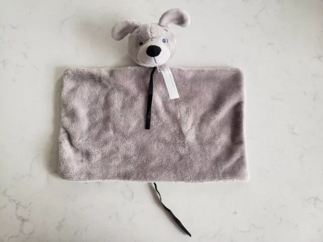 Happy Horse. Grey Dog Comforter. Comfort Blanket