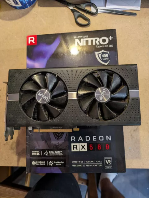 Sapphire Nitro+ AMD Radeon RX 580 4 Go GDDR5 Carte Graphique (11265-07-20G)