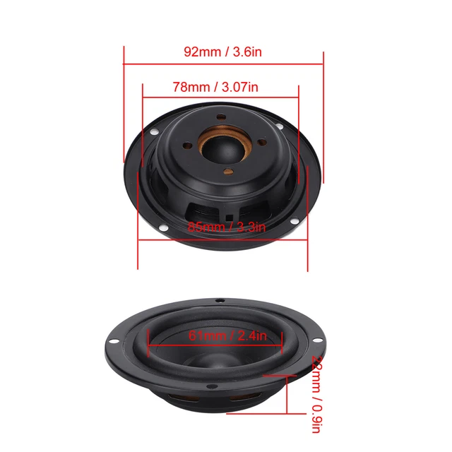 DIY WOOFER DIAPHRAGM Subwoofer Passive Radiator Booster Speaker