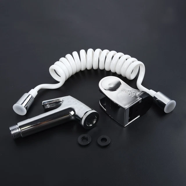 Pulverizador de ducha 0-80 °C ducha manguera de pared inodoro portátil soporte mejora