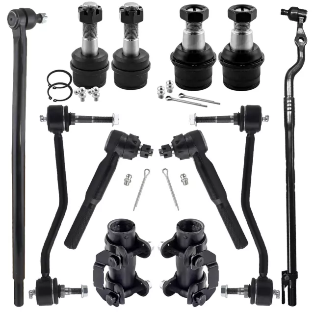 4x4 Front Suspension Kit Ball Joint Sway Bar End for Ford Excursion F250 F350 SD