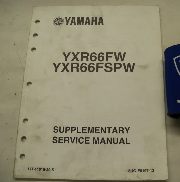 Yamaha Yxr66Fw Yxr66Fspw Supplementary Service Manual