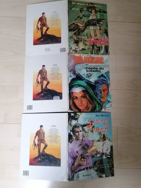 BOB MORANE LOT DE 3 BD dont 1 en édition originale (EO) Edition Dargaud