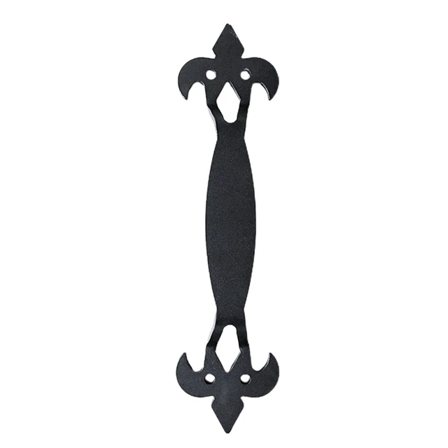 Heavy Duty Sliding Barn Door Handle Cast Iron Pull Gate Cabinet Matte 2
