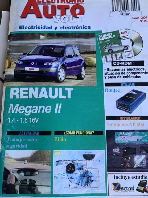 Manual de taller electricidad y electrónica Renault Mégane 2 gasolina