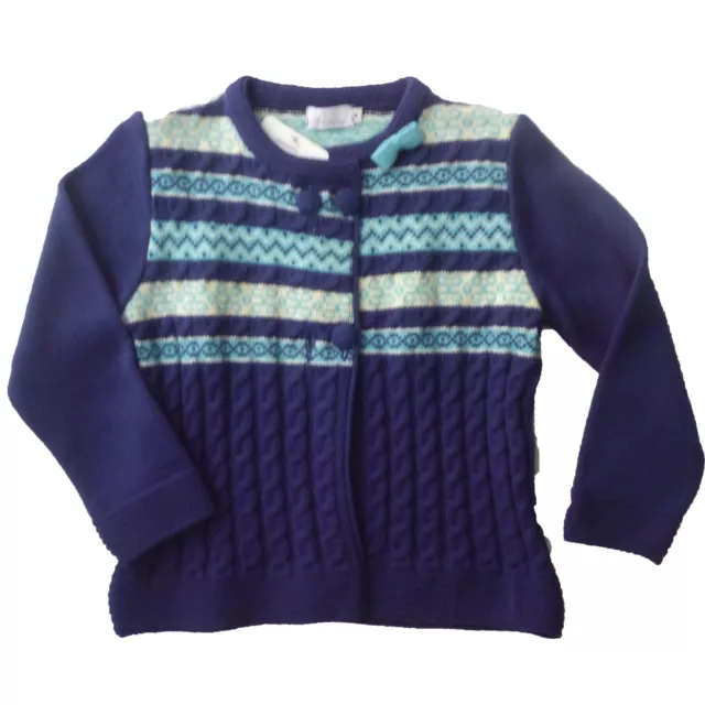 Cardigan niña , chaqueta niña de Pecesa , azul , talla 4 años - 104