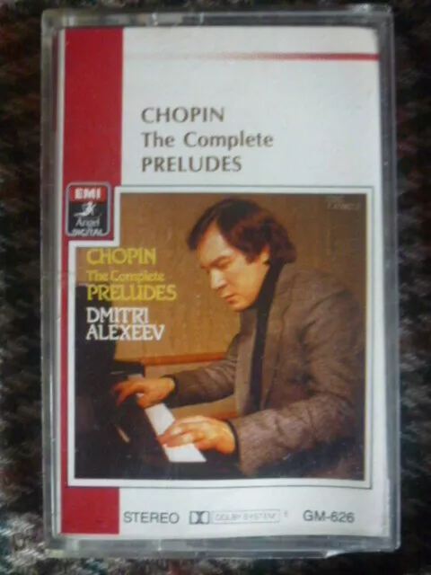 Chopin: The complete preludes-Dmitri Alexeev/Cassette Audio-K7 EMI import japon