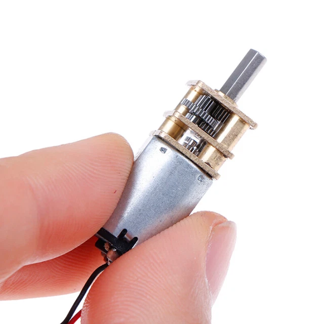 1* MICRO MINI N20 Gear Motor DC 3V 6V Slow Speed Full Metal Gearbox ...